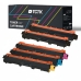 TCTK Toner TN-225 TN-245 TN-246 TN-255 TN-265 TN-285 TN-296 5er Set CMYK (2x Schwarz) kompatibel mit Brother DCP-9015CDW DCP-9017CDW DCP-9020CDW HL-3140CW HL-3142CW HL-3150CDN, ersetzt TN225C